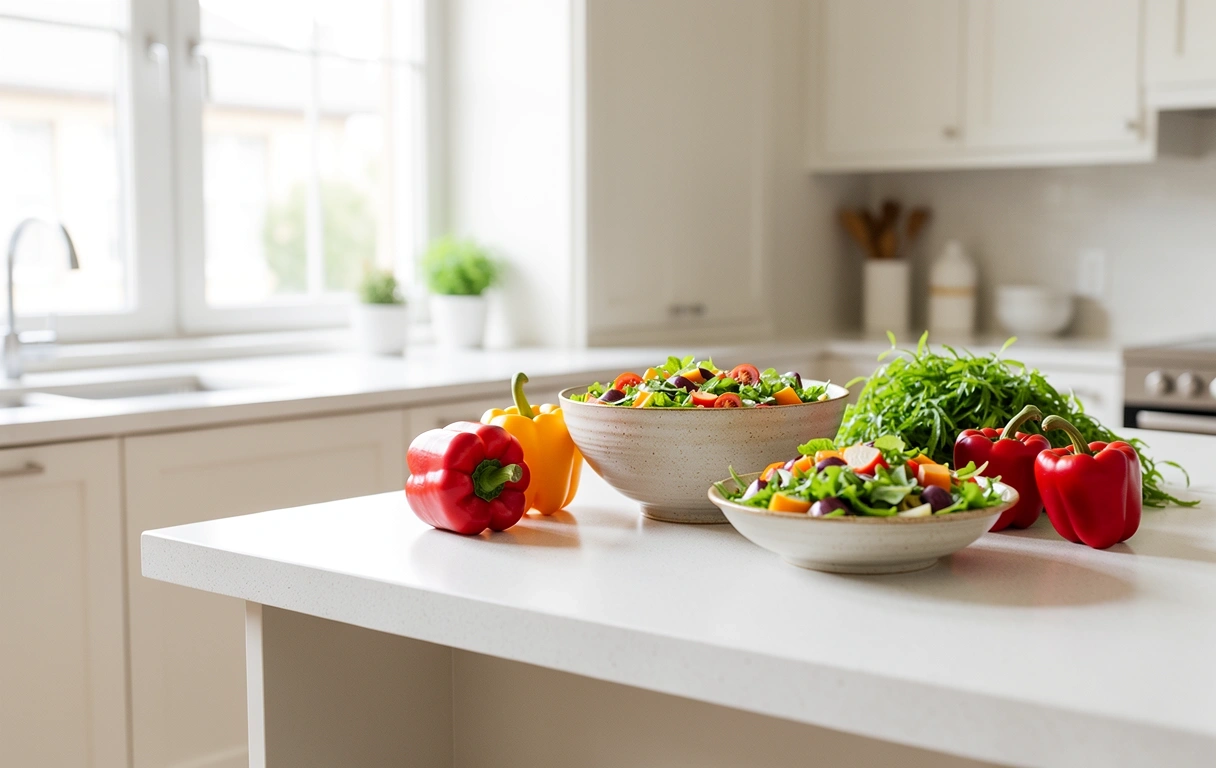 Frische Zutaten für eine ausgewogene Ernährung